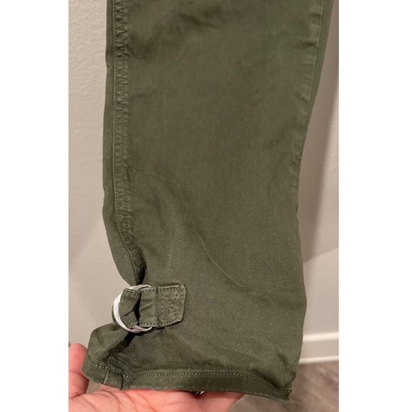 VERONICA BEARD JEANS Monika Tapered Army Green Pants - Picture 12 of 12